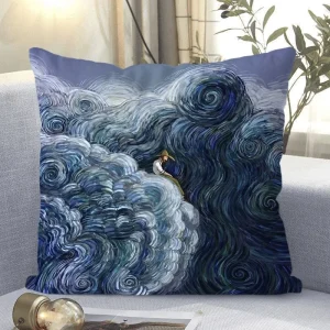 "Van Gogh - Style Impressionist Art Throw Pillow Cover"