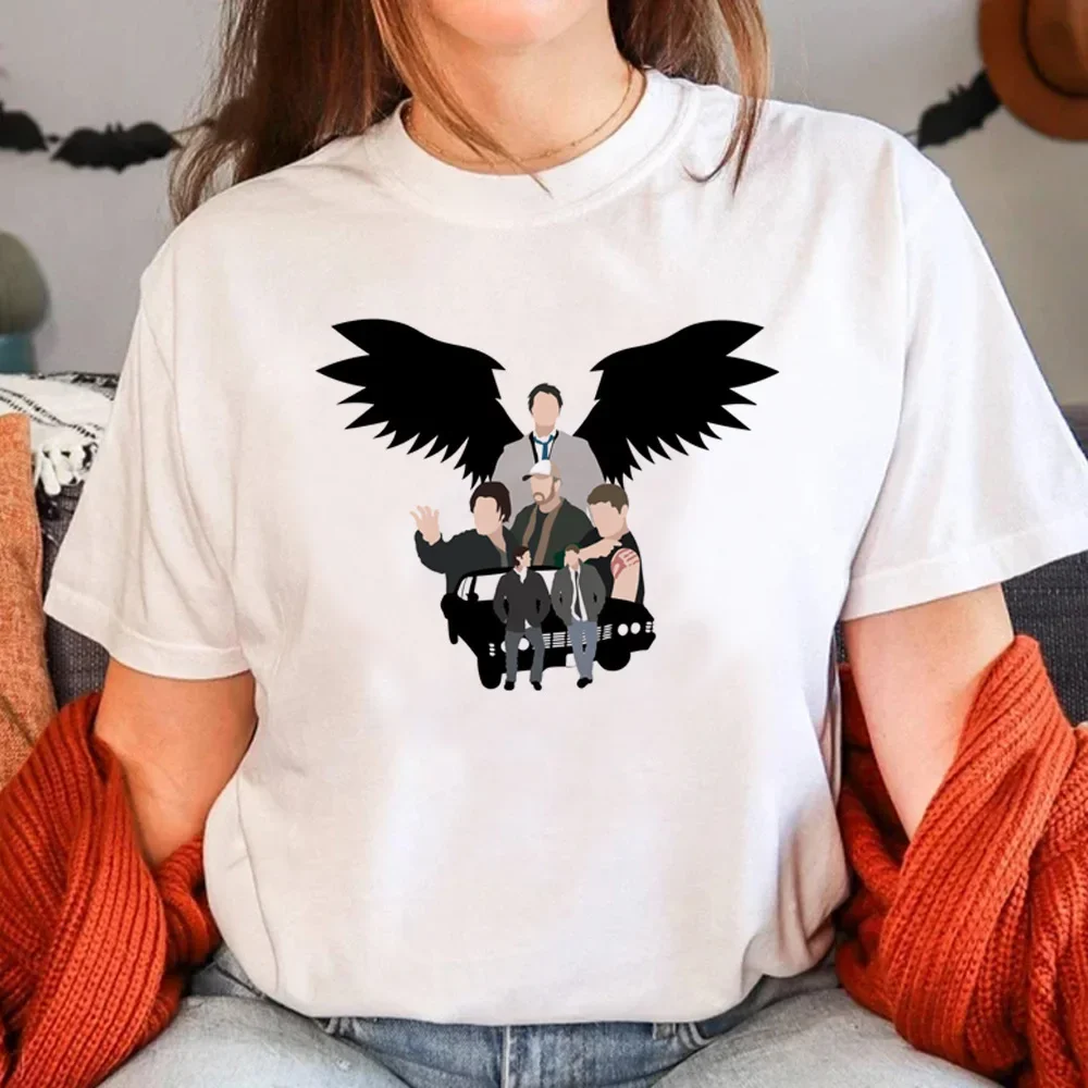 Supernatural T-shirts Women Japanese T-shirts Female Anime Funny Clothing - Image 5