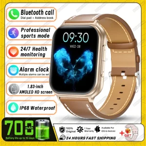 2026 New Smart Watch Outdoor Sports Fitness Men Women Heart Rate GPS Track IP68 Waterproof Bluetooth Call Smartwatch Fro Xiaomi