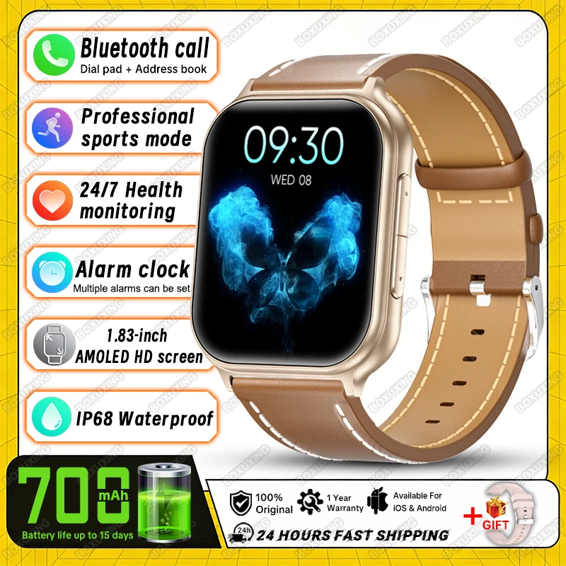 2026 New Smart Watch Outdoor Sports Fitness Men Women Heart Rate GPS Track IP68 Waterproof Bluetooth Call Smartwatch Fro Xiaomi - Image 15