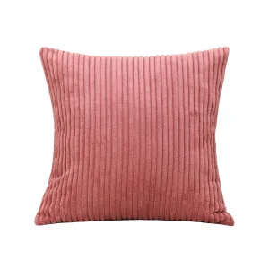 BUYNOW 1PC 4PCs/set Pink Corduroy Decor Couch Throw Pillow Covers Striped Cushion Cases Soft Boho Square Pillow Covers Home Sofa
