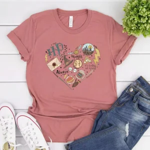 HP Magic Movie Inspired Shirt Wizard School Home Castle T-Shirt 9 3/4 Always Wizarding World Tees Matching Universal Trip Tshirt