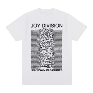 Joy Division Creative Line Print Summer High Quality 100% Cotton Casual Comfortable Men's T-Shirt Trendy Street Women Clothing