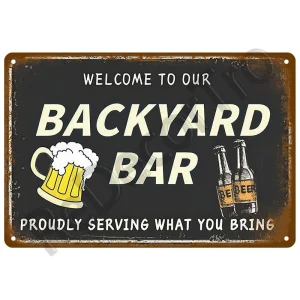 Vintage Home Decor Whiskey Metal Sign Plaque Pub Retro Alcohol Tin Sign Beer Wall Art For Bar Pub Club Man Cave Decorative Plate