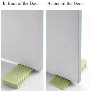 Front Door Stopper Anti-collision Can Move Rubber Doorstop Household Use No Need to Punch Holes Wedge Hardware Home