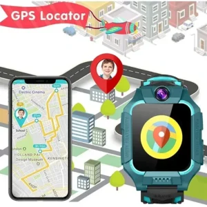 Lenovo New Kids Smart Watch SOS GPS Antil-lost With Sim Card Ip67 Waterproof Remote Photo Kids Gift For IOS Android Children