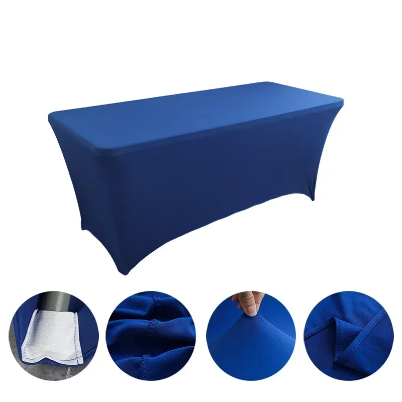 6FT 8FTSpandex Tablecloth High Stretch Wedding Hotel Birthday Table Cover for 4ft 5ft 6ft 8ft Folding Table Cocktail Tablecloth - Image 21