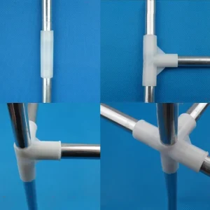 2-30PCS Inner Dia12mm Tee Way Four Way Straight Connector Shelf Wardrobe Hook Fittings Tent Garden Watering Irrigation Joint DIY