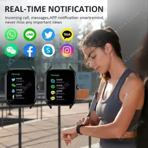 New Smartwatch Dial to Answer Calls Calorie Tracking Heart Rate Blood Oxygen Monitoring Bluetooth Smart Watch for ios Android