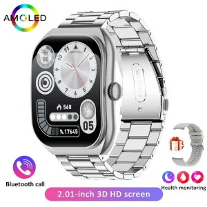 2026 New Bluetooth Call Smart Watch Women Customisable Dials Waterproof Sports Fitness Tracker Fashion Ladies' Smartwatch+Box