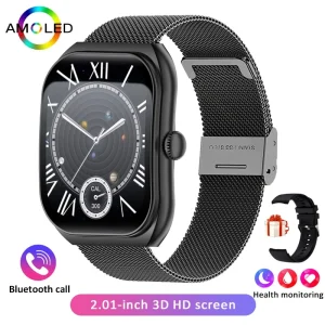 2026 New Bluetooth Call Smart Watch Women Customisable Dials Waterproof Sports Fitness Tracker Fashion Ladies' Smartwatch+Box