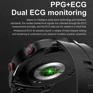 2026 New Outdoor Sports Smart Watch Men BT Call 1.53 inch AMOLED Screen Sports Watch ECG+PPG Health Smartwatch For Android IOS