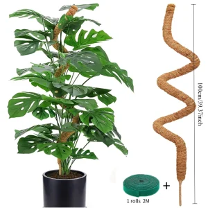 Bendable Moss Pole, Plants Climbing Support Extension Pole, Monstera Palm Vines Soporte Stakes, Garden Potted Plant Accessories