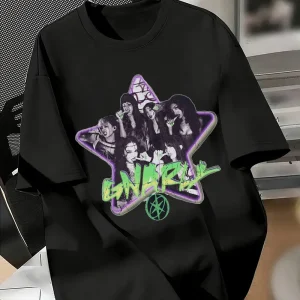 Retro Katseye Beautiful Chaos T-shirt Kpop Tee Gift for Woman Man Fashion Harajuku Kawaii T-shirt Women's Y2K Clothing