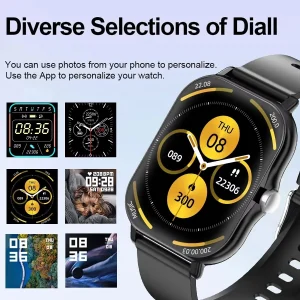 LAXASFIT 2025 New Fashion Smart Watch 1.83-inch HD Screen Bluetooth Calling Smartwatch for Men and Women Holiday Gift