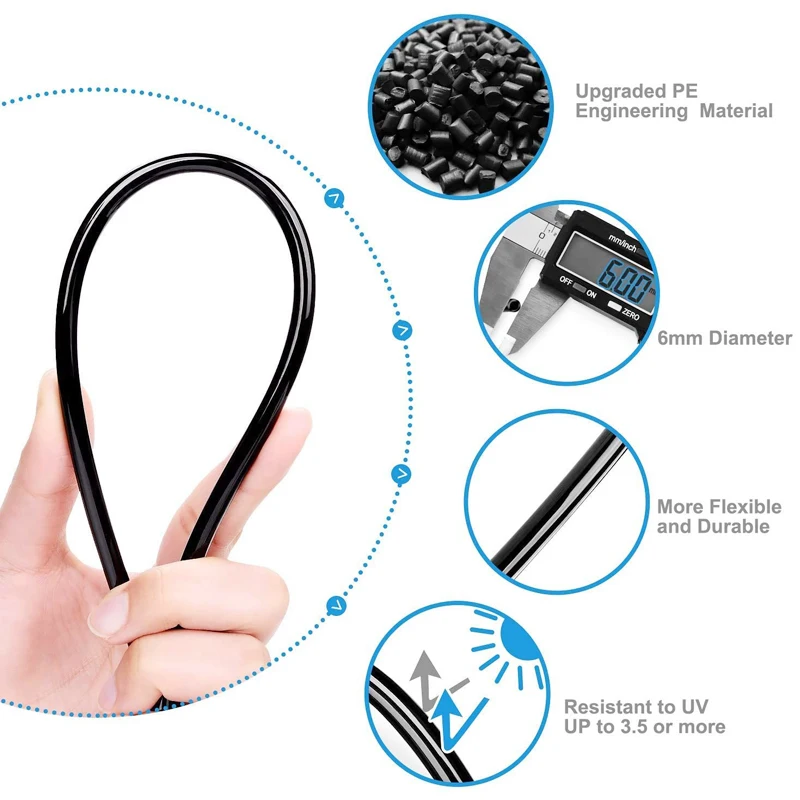 DIY Outdoor Nebulizer Garden Sprayer Misting Cooling System 33FT Misting Line12 Brass Mist Nozzles For Patio Terrace Greenhouse - الصورة 4