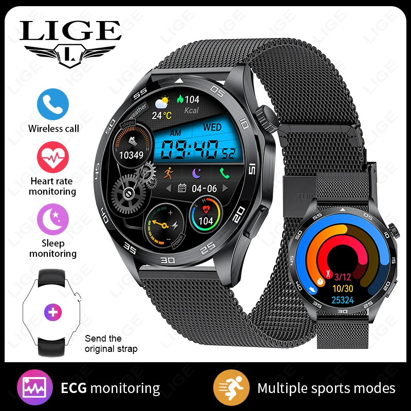 2026 Men New Smartwatch Bluetooth Call Waterproof Sports Fitness Smart Watches ECG Heart Rate Monitoring Health Smart Bracelets - Image 10