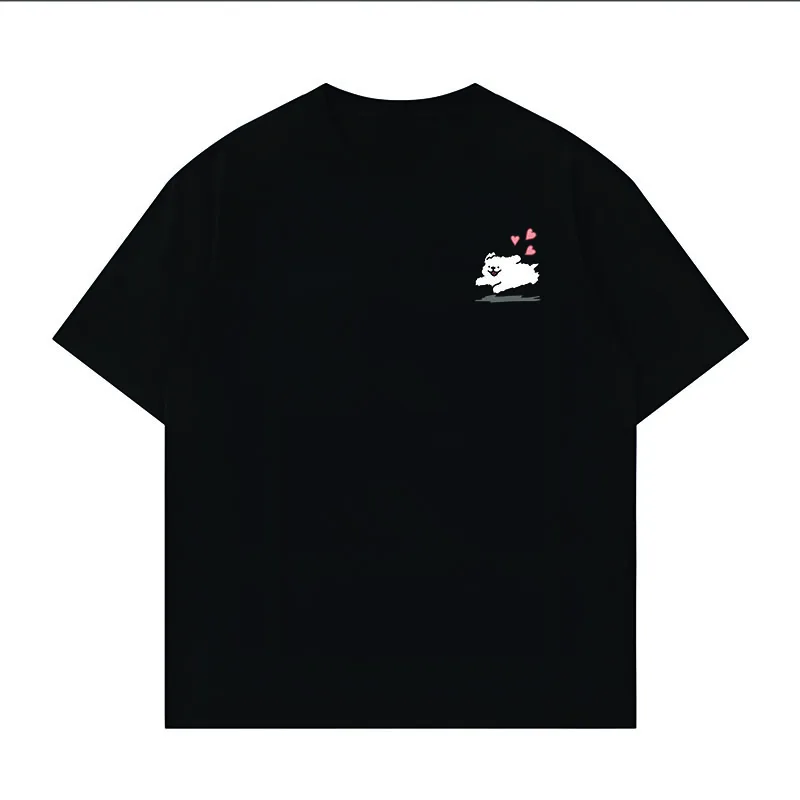 2025 New Snoopy Printing Cotton T-shirt Animation Cartoon Men and Women with The Same Loose Pure Cotton Cute Pure Cotton Top - Image 14