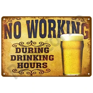 Vintage Home Decor Whiskey Metal Sign Plaque Pub Retro Alcohol Tin Sign Beer Wall Art For Bar Pub Club Man Cave Decorative Plate