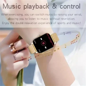 2025 New Smart Watch Bluetooth Talking Blood Oxygen/Blood Pressure Monitor DIY Watch Face SmartWatch for Women Men Holiday Gift