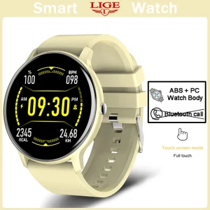 LIGE Ladies Smart Watch Bluetooth Call Watch Sport Fitness Heart Rate Monitor Blood Oxygen Lady Smartwatch For Women IOS Android