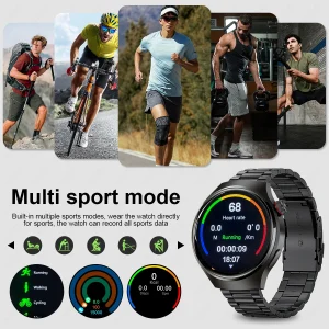 LIGE New GPS Smart Watches Outdoor Sports Fitness Smartwatch Heart Rate Monitori Bracelet Voice Assistant Bluetooth Call Watches