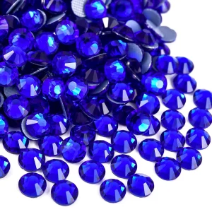 BOBOHOO Multi-color SS6-SS30 Glass Crystal Hot Fix Rhinestones Flatback Iron On Stone For DIY Nail Art Fabric Clothes Decoration
