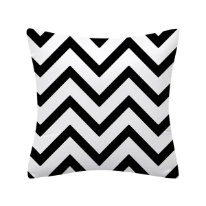 Geometry Cushion Cover 45x45 Polyester Pillowcase Decorative Sofa Cushions Pillowcover Home Decor Black Yellow Blue Pillow Cases