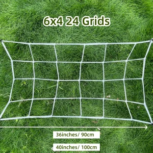 4'' Mesh Trellis Netting for Grow Tents Plant Support Elastic ScrOG/ LST/ HST Net with Hooks Grow Box Kit Low Stress Training