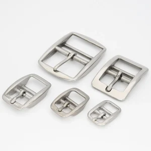 1pieceStainless Steel Adjustable Belt Buckle Double-bar Pin Buckle Tri-glide Slider Horse Halter Harness Accessories Parts